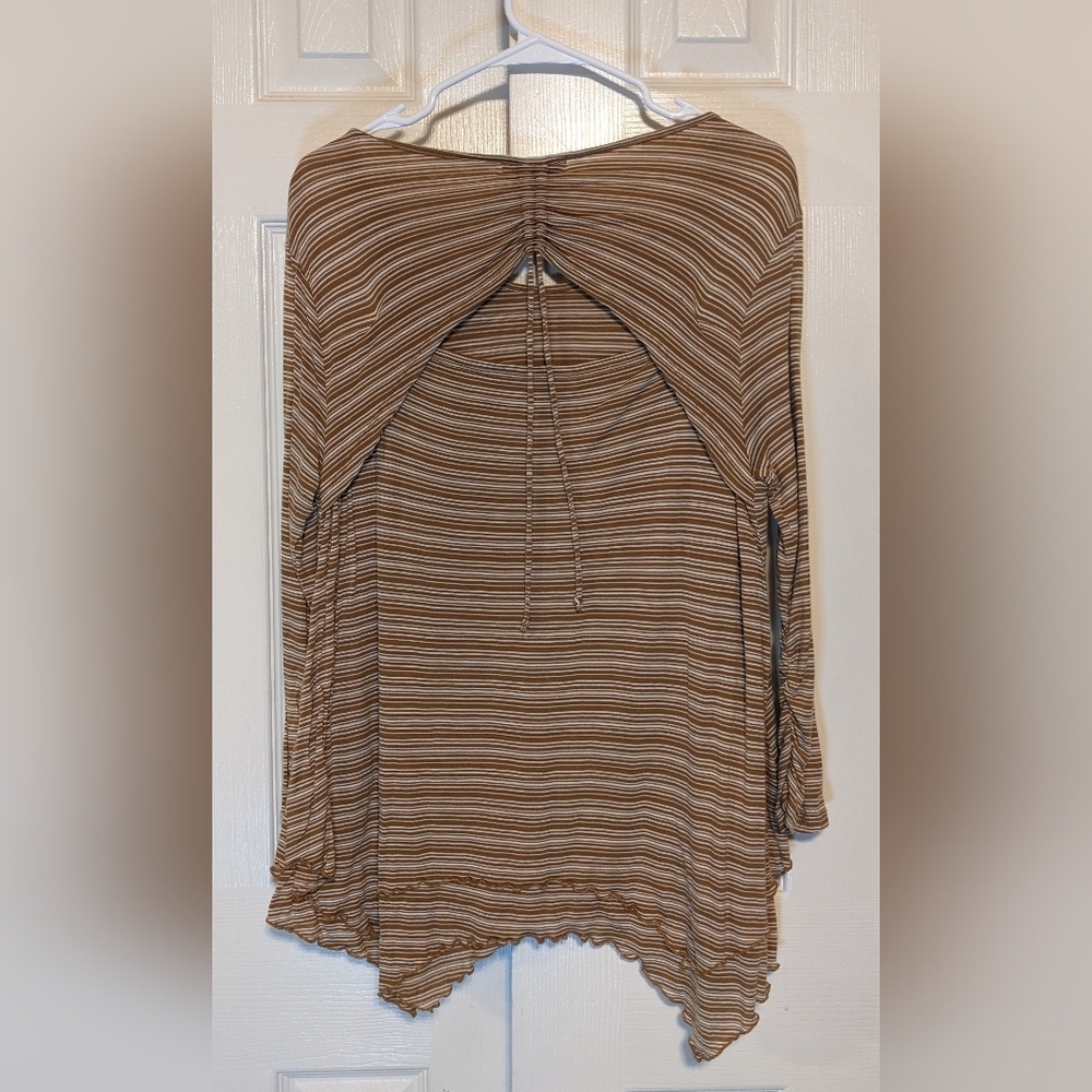5/$25 John Paul Richard Stripped Shirt - Picture 2 of 4